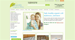 Desktop Screenshot of absolutelyorganicbaby.com